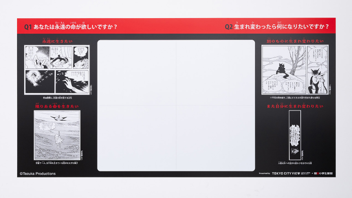Q1 あなたは永遠の命が欲しいですか？ Q2 生まれ変わったら何になりたいですか？